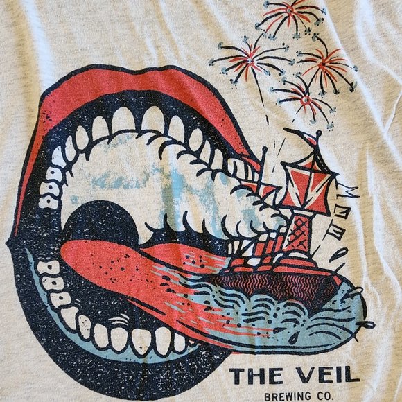 The Veil Brewing Company Norfolk Virginia Limited Fourth 4th of July Next Level - Picture 2 of 3